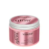 Скраб для тела Yoskine Natural Glow Golden Magic Touch сахарный отшелушивающий с золотистым сиянием, для зрелой кожи, 350 мл — фото 1