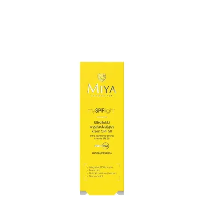 Средство солнцезащитное для лица Miya mySPFlight крем ультралёгкий SPF 50 разглаживающий, 50 мл