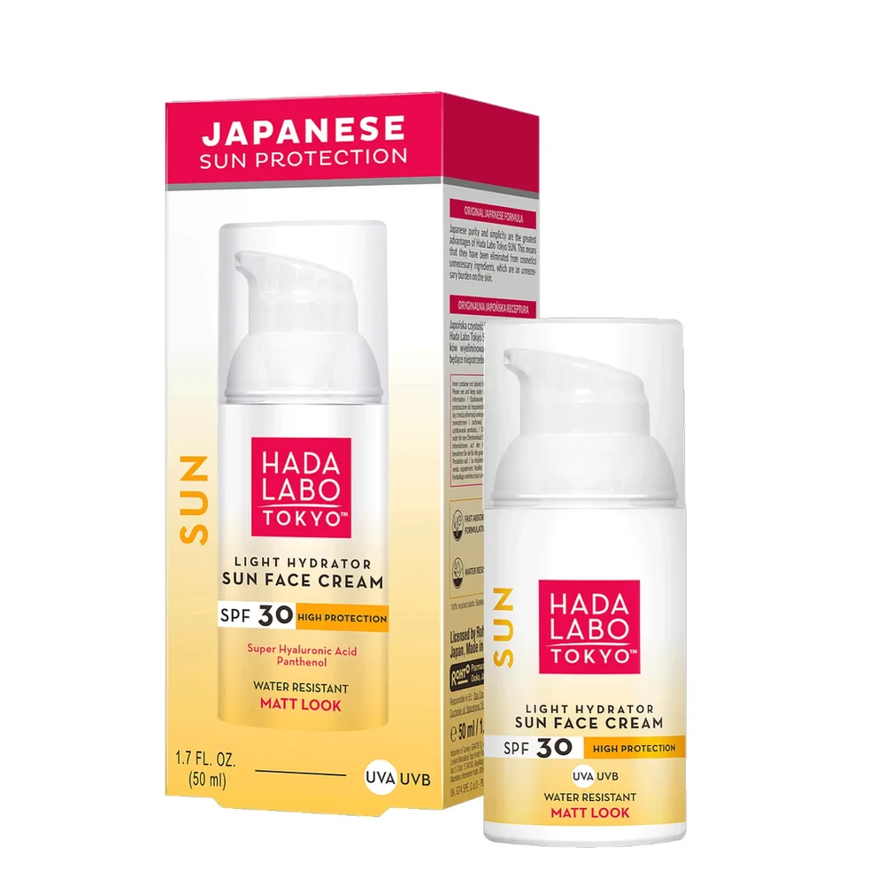 Крем солнцезащитный для лица Hada Labo Tokyo Sun водостойкий SPF 30 Dry-Touch, 50 мл