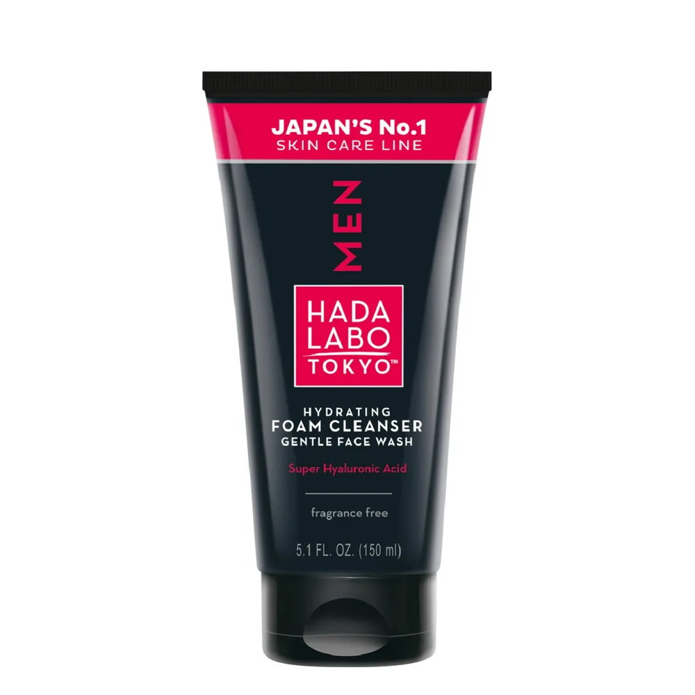 Крем-пенка для лица Hada Labo Tokyo Men очищающая, с гиалуроновой кислотой, для мужчин, 150 мл