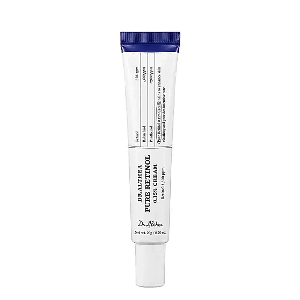 Крем для лица Dr.Althea Pure Retinol 0.15% Cream с чистым ретинолом и бакучиолом, для зрелой кожи, 20 г