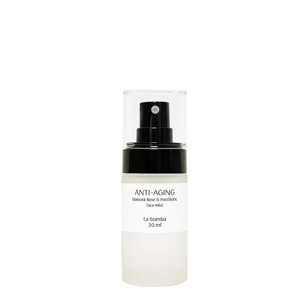 Мист для лица La Bomba ANTI-AGING MIST Damask Rose Postbiotic с дамасской розой и постбиотиком, travel size, 30 мл