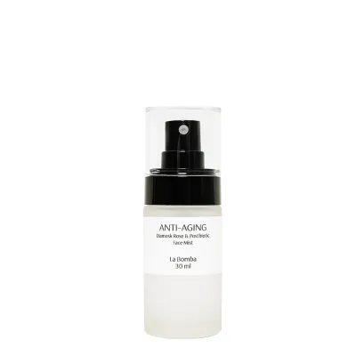 Мист для лица La Bomba ANTI-AGING MIST Damask Rose Postbiotic с дамасской розой и постбиотиком, travel size, 30 мл