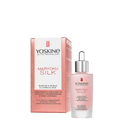 Сыворотка для лица Yoskine Maryoku Silk против пигментных пятен, 3% C-феруловый комплекс, 30 мл