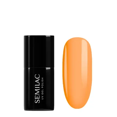 Гель-лак для ногтей Semilac Jelly Papaya 976 тёплый оранжево-коралловый, UV/LED, 7 мл