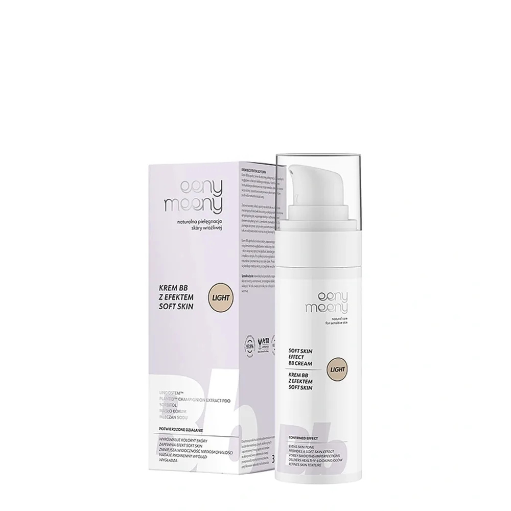 BB-крем Eeny Meeny Soft Skin Light, эффект второй кожи, натуральное покрытие, 30 мл