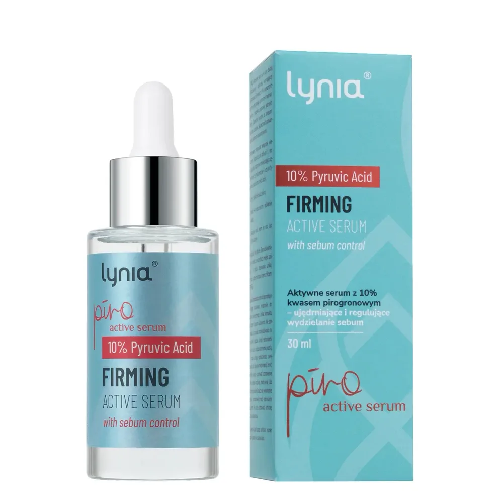 Сыворотка для лица Lynia PIRO с 10% пировиноградной кислотой, себорегулирующая, для жирной и комбинированной кожи, 30 мл