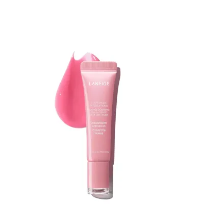 Серум для губ LANEIGE Glaze Craze Tinted Lip Serum Strawberry Sprinkles оттеночный увлажняющий, стеклянное сияние, 12 г
