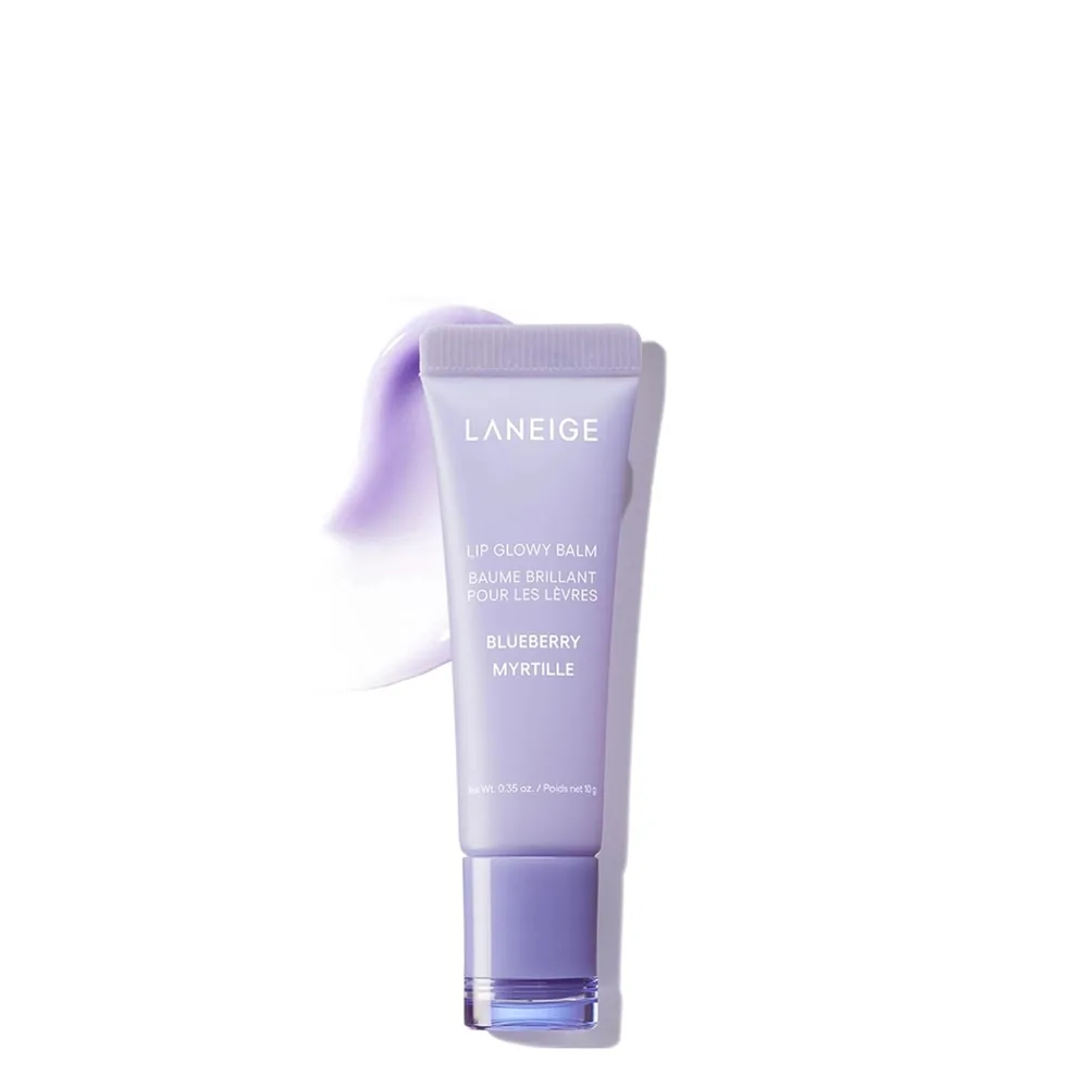 Бальзам для губ LANEIGE Lip Glowy Balm блестящий, питательный, с ягодным оттенком, Blueberry, 10 г