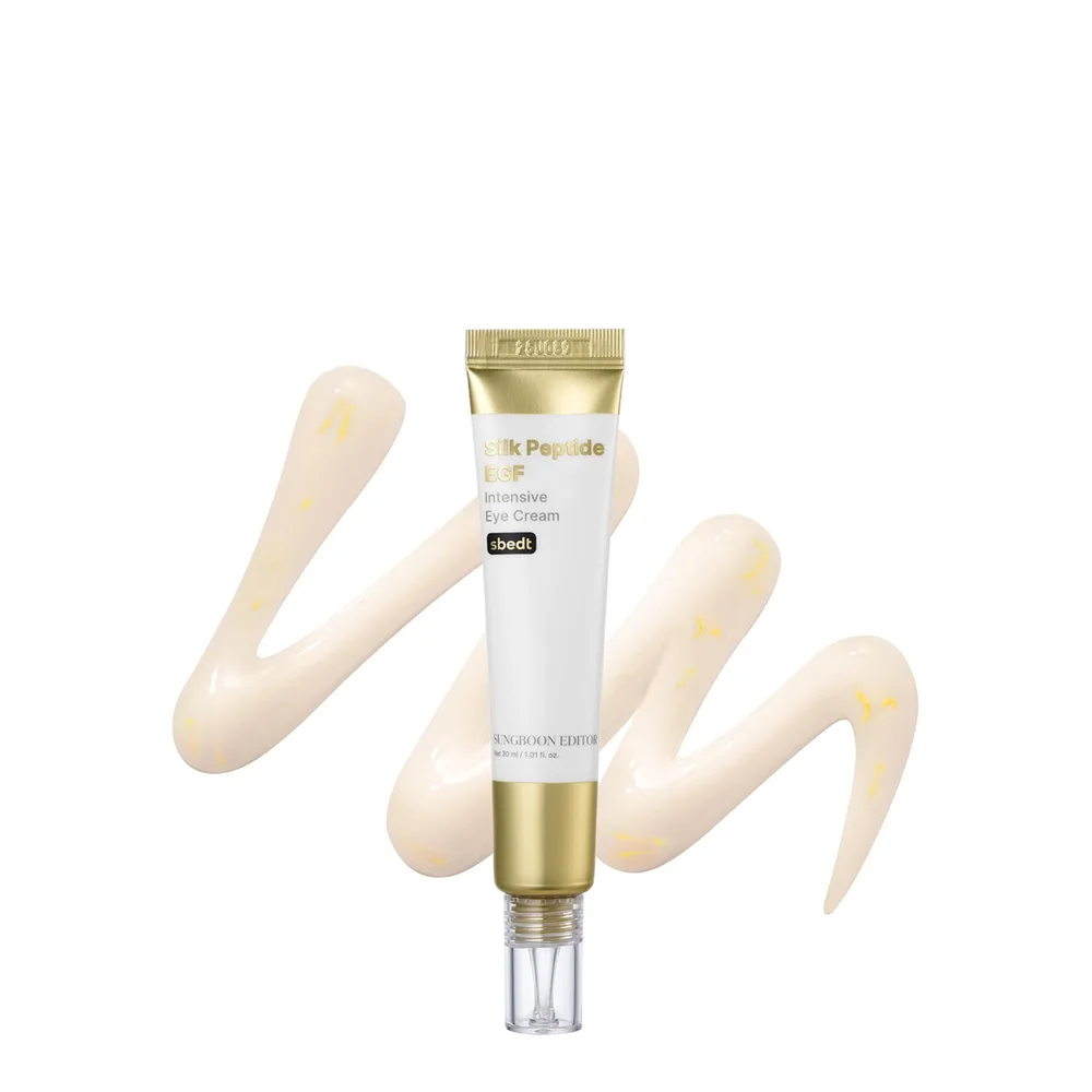Крем для кожи вокруг глаз Sungboon Editor Silk Peptide EGF Intensive с пептидами и ретинолом, разглаживающий, 30 мл
