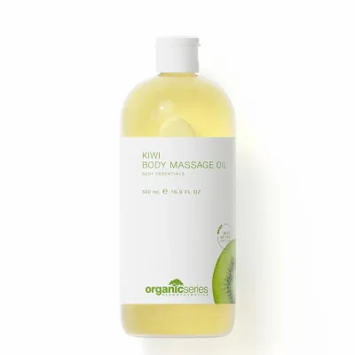 Масло массажное Organic Series Body Massage Oil Kiwi для тела, аромат киви, 500 мл