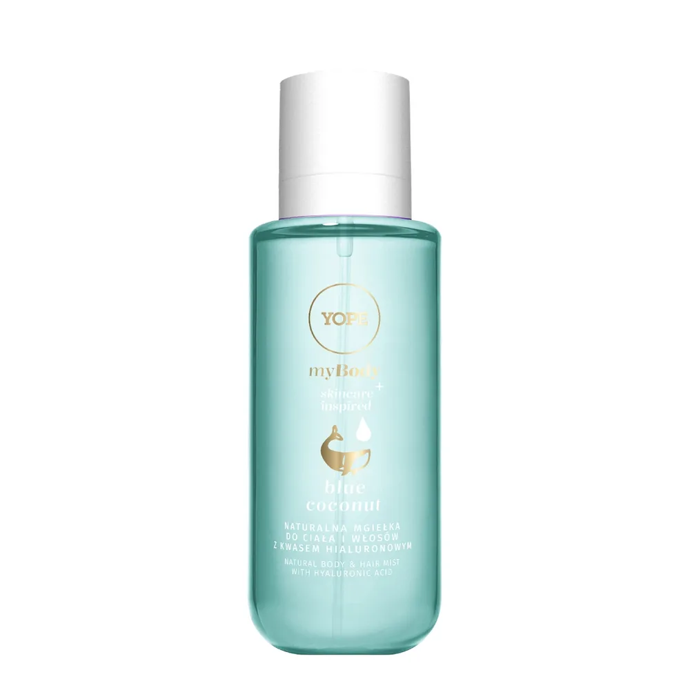 Спрей для тела и волос Yope Blue Coconut натуральный увлажняющий, кокосовый аромат, 200 мл
