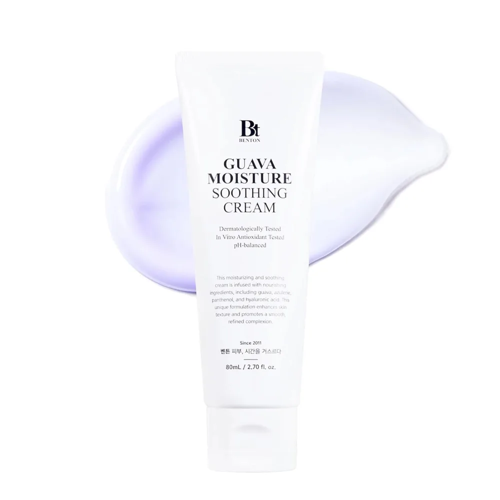 Крем для лица Benton Guava Moisture Soothing увлажняющий успокаивающий, с экстрактом гуавы, 80 мл