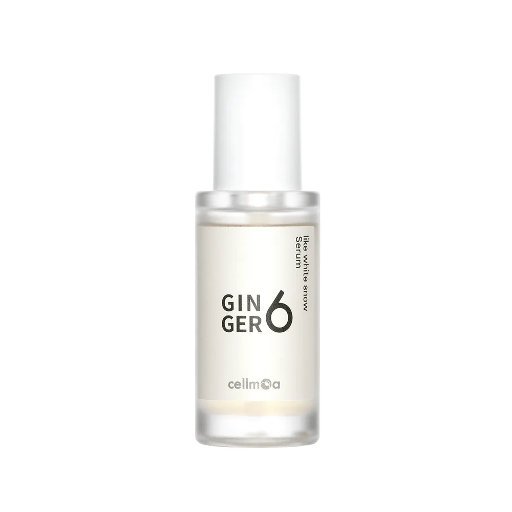 Сыворотка для лица Ginger6 увлажняющая с эффектом сияния, с имбирём и пептидами, 30 мл