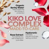 Тональный крем KIKO Milano Love Fusion 24H Moisture Radiant Foundation увлажняющий, сияющий финиш, 2.5WG Warm Gold, 30 мл — фото 2