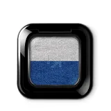 Тени для век KIKO Milano Bright Duo Eyeshadow двойные прессованные, насыщенный пигмент, 17 Silver / Eletric Blue, 1.8 г — фото 1