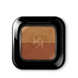 Тени для век KIKO Milano Bright Duo Eyeshadow двойные прессованные, насыщенный пигмент, 14 Orange Gold / Copper, 1.8 г — фото 1