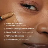 Тональный крем и консилер 2 в 1 KIKO Milano Full Coverage плотное покрытие, матово-сатиновый финиш, оттенок NG30 Neutral Gold 30, 25 мл — фото 5