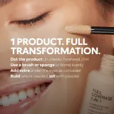 Тональный крем и консилер 2 в 1 KIKO Milano Full Coverage плотное покрытие, матово-сатиновый финиш, оттенок NR10 Neutral Rose 10, 25 мл — фото 5