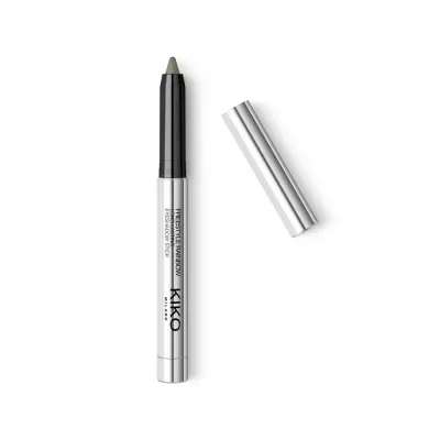 Тени для век в стике KIKO Milano Freestyle Eyeshadow Stick кремовые стойкие, со встроенной точилкой, 10 Dark Green, 1.5 г