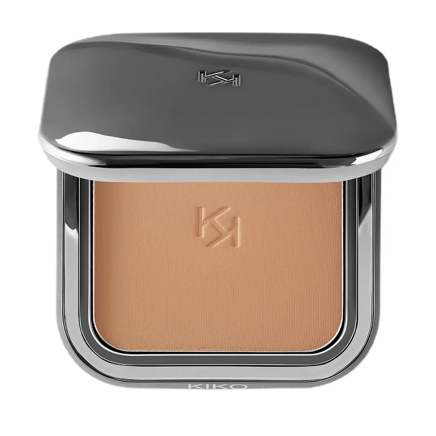 Пудра-бронзер KIKO Milano Flawless Fusion Bronzer Powder компактная с маслом арганы и витамином E 09 Amber Aura, 12 г