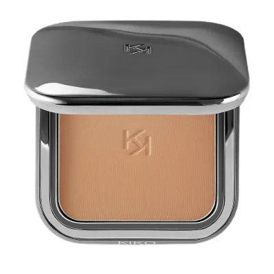 Пудра-бронзер KIKO Milano Flawless Fusion Bronzer Powder компактная с маслом арганы и витамином E 09 Amber Aura, 12 г