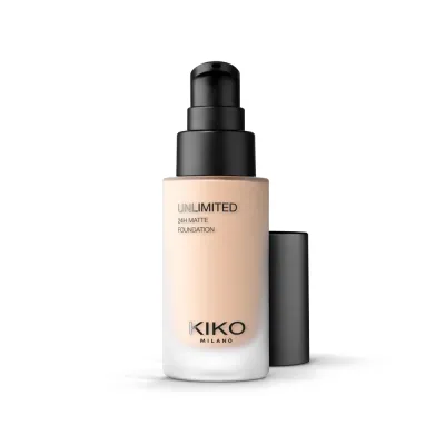 Тональный крем KIKO Milano Unlimited 24H Matte Foundation матовый стойкий до 24 часов, оттенок 1.5 WR Warm Rose, 30 мл