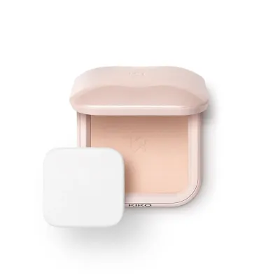 Тональная основа-пудра KIKO Milano Skin Lover Refining Face Powder Foundation увлажняющая лёгкая, оттенок 03 Rosy Milk, 10 г