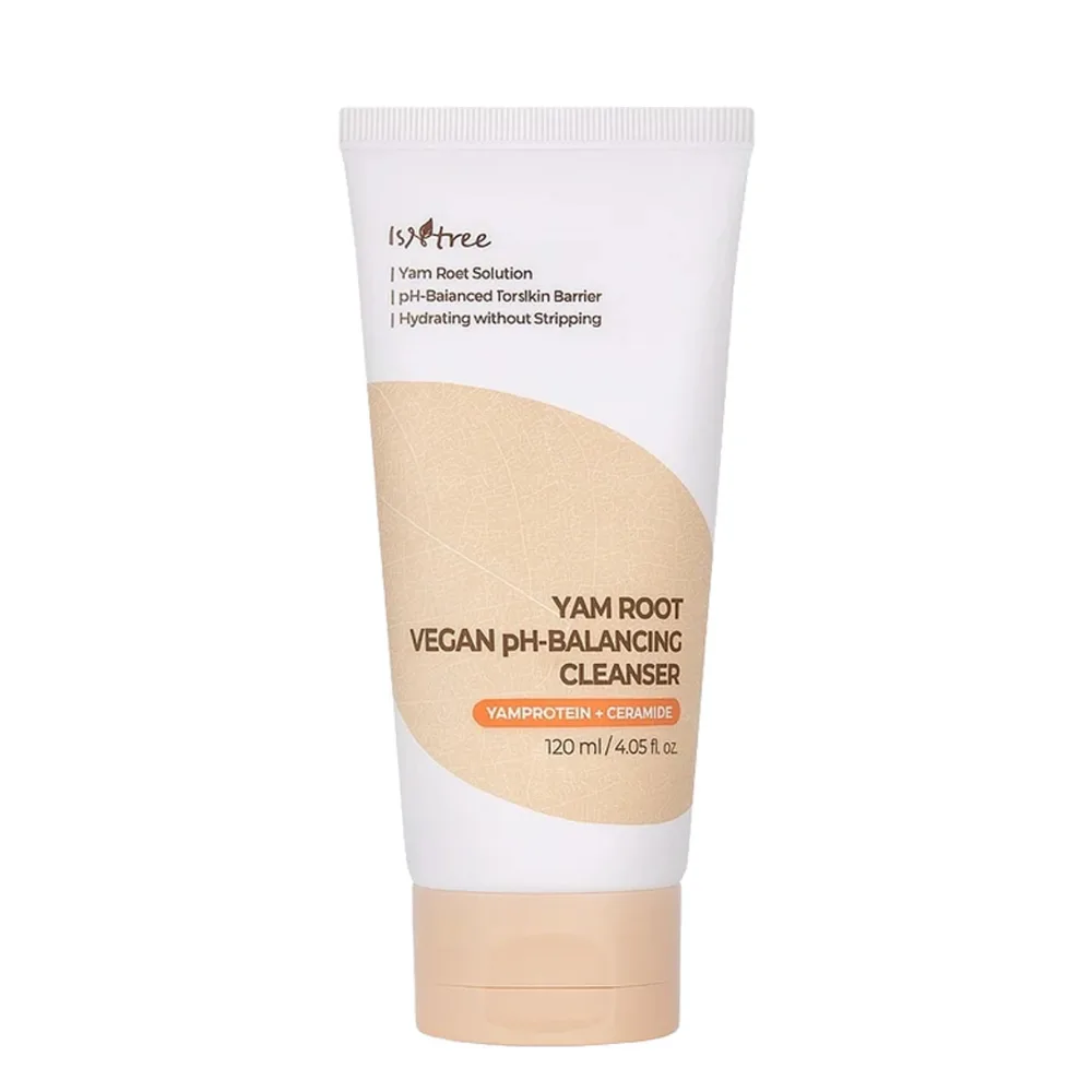 Гель для умывания Isntree Yam Root Cleanser веганский с низким pH, 120 мл