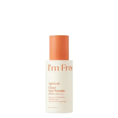 Сыворотка солнцезащитная для лица I'm from Apricot Clear Sun Serum SPF50+ PA++++ с экстрактом абрикоса и ниацинамидом, 50 мл