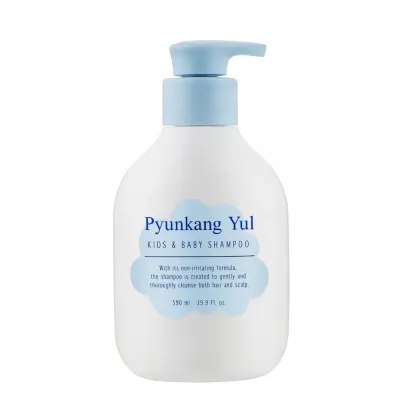 Шампунь детский Pyunkang Yul Kids & Baby Shampoo Sweet Orange для волос и кожи головы, аромат сладкого апельсина, 590 мл
