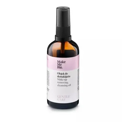Гидрофильное масло для снятия макияжа Make Me Bio Gentle Care для лица и глаз, стеклянный флакон, 100 мл