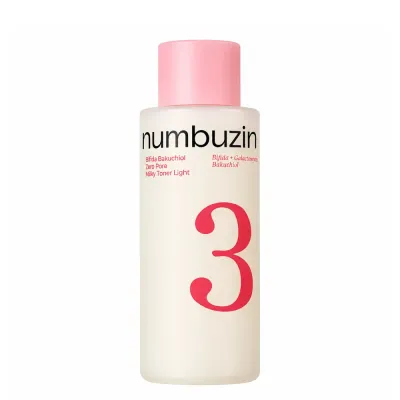 Тоник для лица Numbuzin No.3 Bifida Bakuchiol Zero Pore Milky с бакучиолом, 200 мл