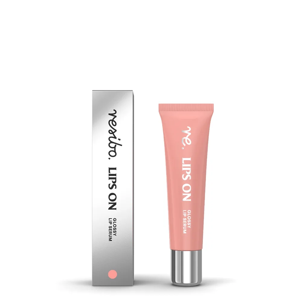 Блеск для губ Resibo LIPS ON Serum ухаживающий с церамидом и гиалуронатом, оттенок caramel nude, 10 мл