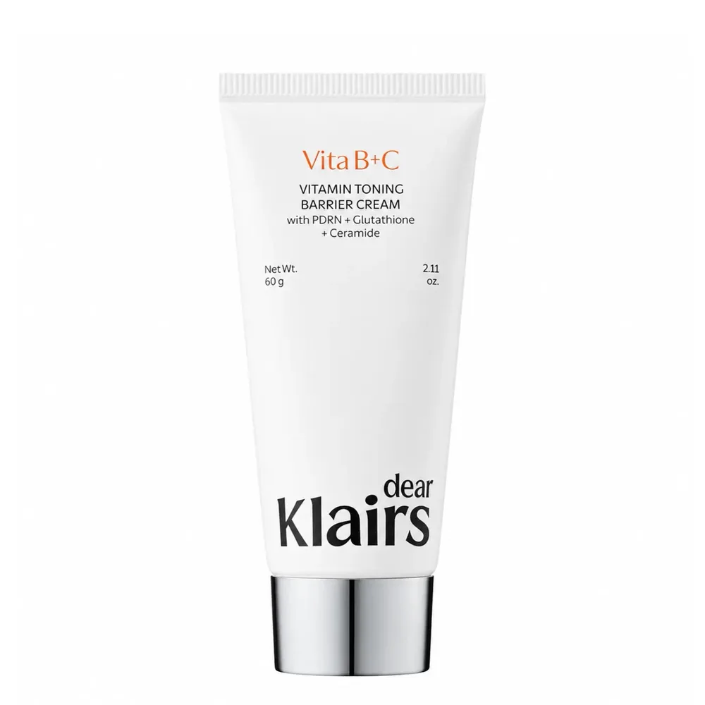 Крем для лица Dear Klairs Vitamin Toning Barrier лёгкий витаминный, для сияния и ровного тона, 60 мл