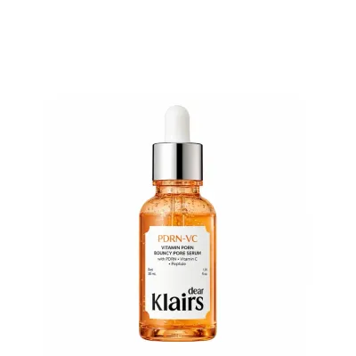 Сыворотка для лица Dear Klairs Vitamin PDRN Bouncy Pore витаминная с пептидами, для сужения пор, 35 мл