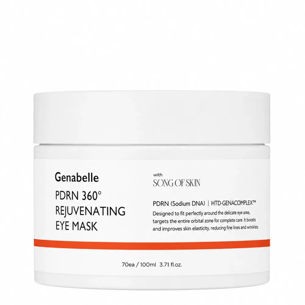 Патчи для глаз Genabelle PDRN 360 Rejuvenating Eye Mask гидрогелевые для верхнего и нижнего века, 70 шт
