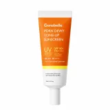 Крем солнцезащитный для лица Genabelle PDRN Dewy Tone-Up Sunscreen SPF50+ PA++++ тонирующий с сиянием, 40 мл — фото 1