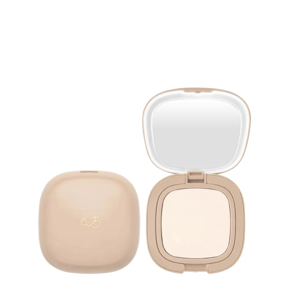 Пудра компактная Lovro LED Setting Powder прозрачная фиксирующая, зеркало с подсветкой, 7,5 г