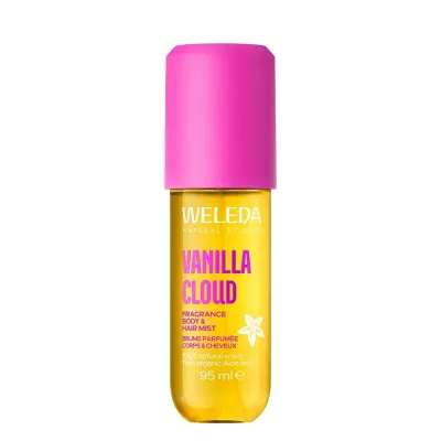 Дымка для тела и волос Weleda Vanilla Cloud ароматическая ванильная, с соком алоэ, 95 мл