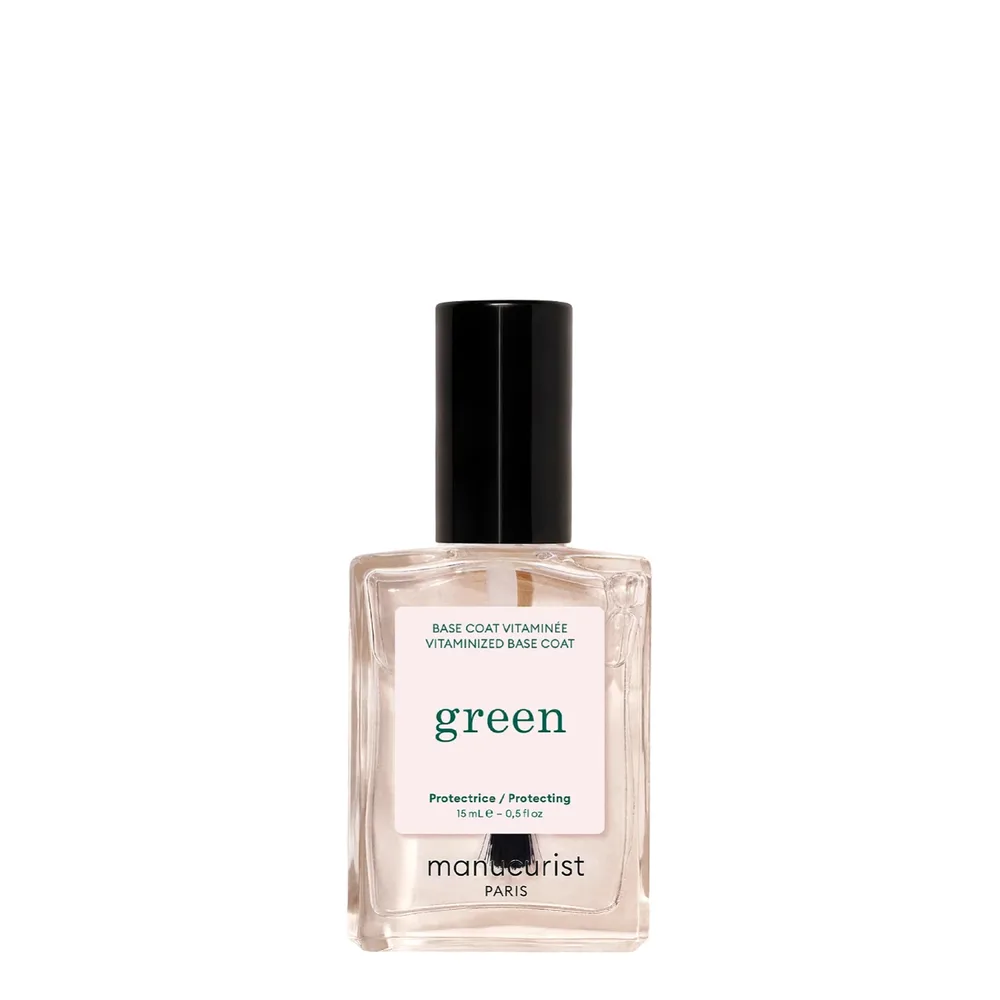 База под лак Manucurist Green Vitaminised Base Coat укрепляющая, с витаминами, 15 мл