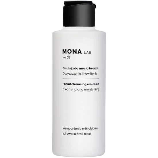 Эмульсия для умывания MONA lab очищающая увлажняющая, для сухой и чувствительной кожи, 150 мл