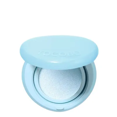 Кушон солнцезащитный для лица TOCOBO Blur Finish Sun Cushion SPF50+ PA++++ размытый финиш, оттенок 01 Cotton Blue, 13 г