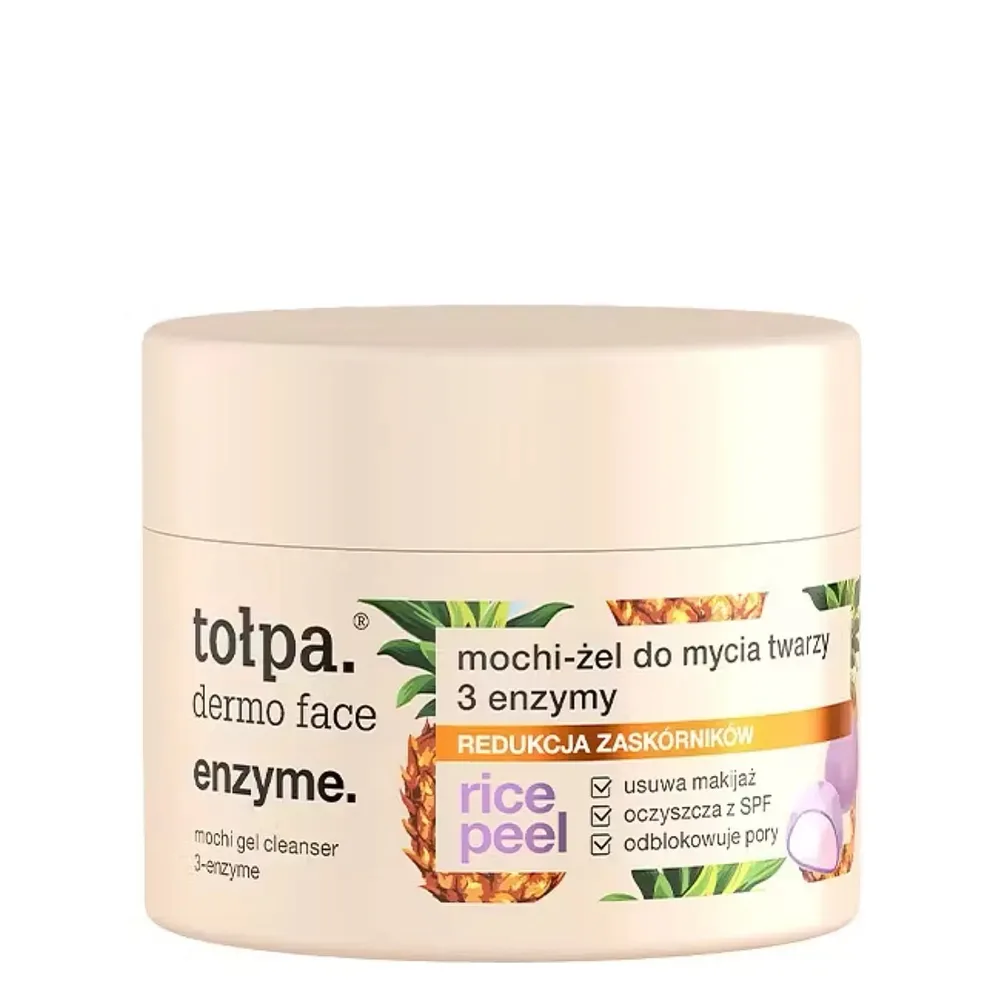 Гель для умывания лица Tolpa Dermo Face Enzyme Mochi энзимный, отшелушивающий, 110 г