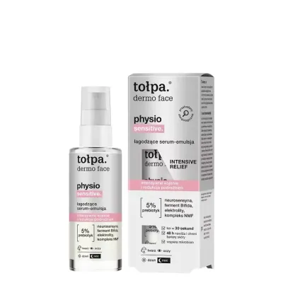 Сыворотка-эмульсия для лица Tolpa Dermo Face Physio успокаивающая, для чувствительной кожи, 45 мл