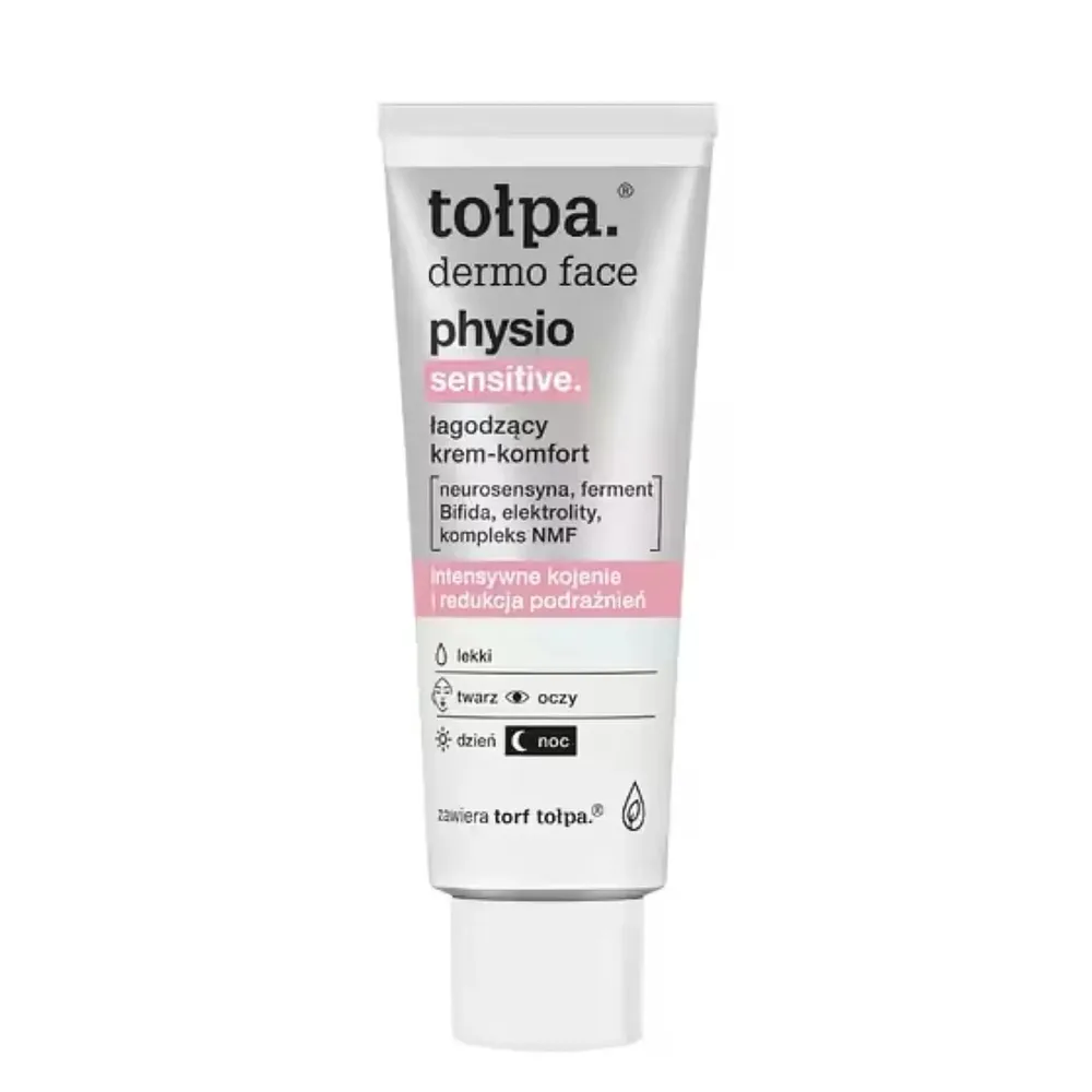 Крем для лица Tolpa Dermo Face Physio успокаивающий, лёгкий, для чувствительной кожи, 40 мл