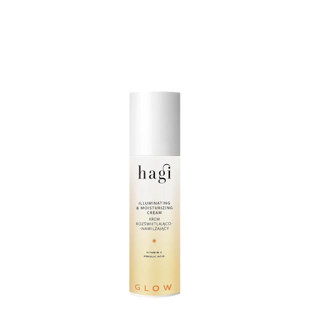 Крем для лица Hagi Glow дневной увлажняющий с эффектом сияния, для тусклой кожи, 50 мл
