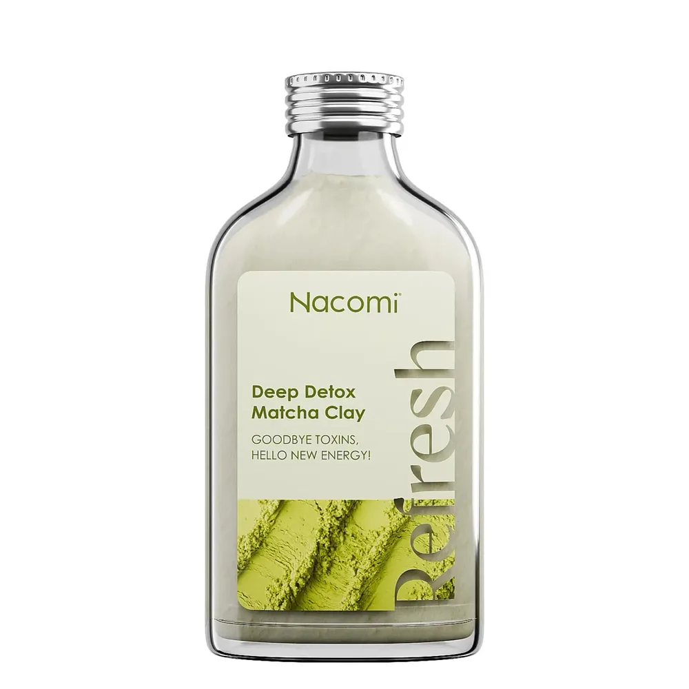 Маска-глина для лица Nacomi Deep Detox Matcha Clay очищающая, с зелёным чаем матча, 100 мл