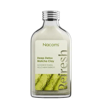 Маска-глина для лица Nacomi Deep Detox Matcha Clay очищающая, с зелёным чаем матча, 100 мл