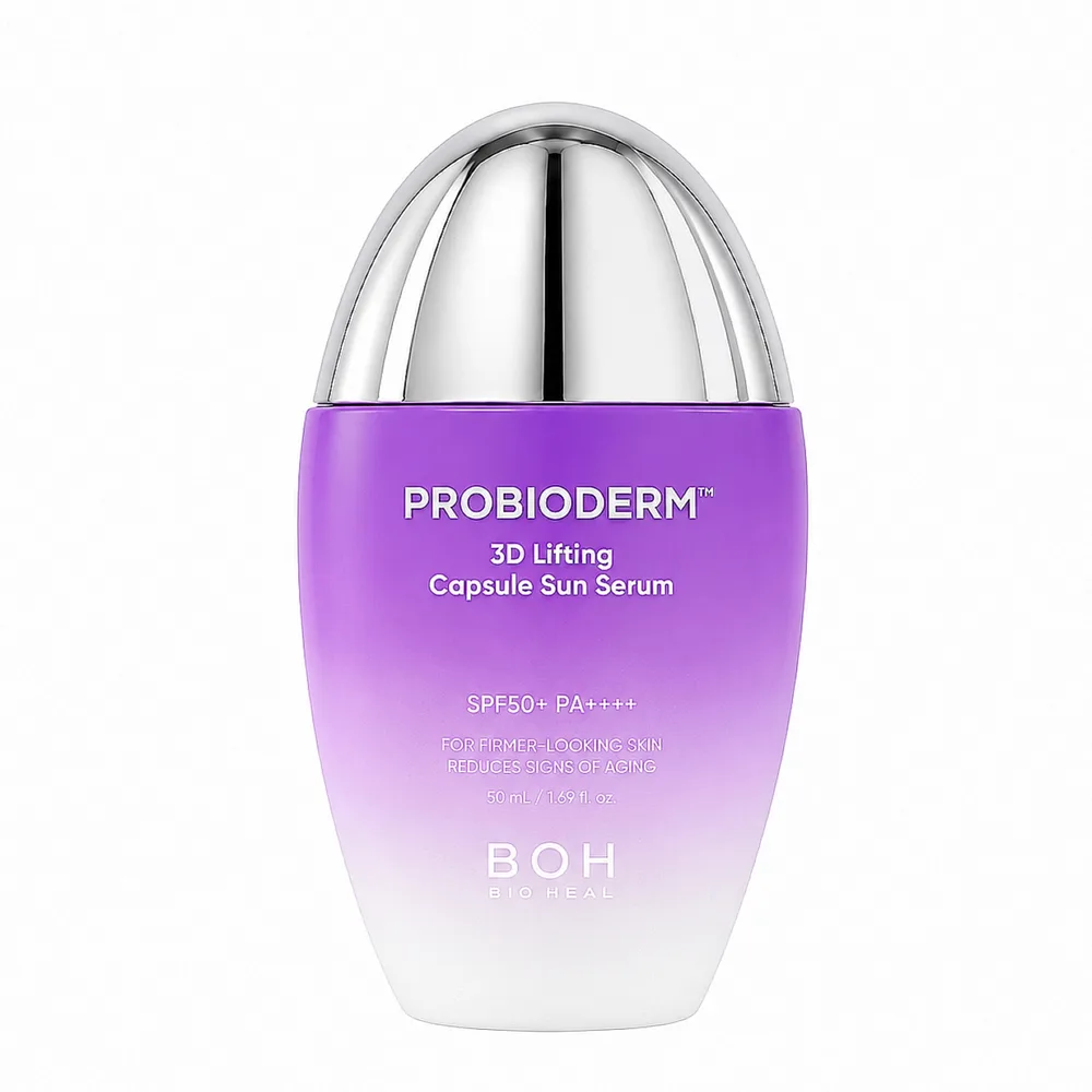 Сыворотка для лица солнцезащитная BIOHEAL BOH Probioderm 3D Lifting Capsule SPF50+ PA++++, с пептидами, 50 мл